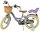 Volare Blossom Kinderfahrrad - Mädchen - 16 Zoll - Lila - Zweihandbremsen