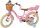 Volare Blossom Kinderfahrrad - Mädchen - 16 Zoll - Rosa