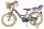 Volare Blossom Kinderfahrrad - Mädchen - 16 Zoll - Lila