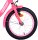 Volare Ashley Kinderfahrrad - Mädchen - 16 Zoll - Rosa/Rot