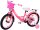 Volare Ashley Kinderfahrrad - Mädchen - 16 Zoll - Rosa/Rot