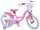 Volare Disney Princess Kinderfahrrad - Mädchen - 16 Zoll - Rosa - Zwei-Hand-Bremsen