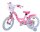 Volare Disney Princess Kinderfahrrad - Mädchen - 16 Zoll - Rosa - Zwei-Hand-Bremsen