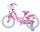 Volare Disney Princess Kinderfahrrad - Mädchen - 16 Zoll - Rosa - Zwei-Hand-Bremsen