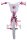 Volare Disney Princess Kinderfahrrad - Mädchen - 16 Zoll - Rosa - Zwei-Hand-Bremsen