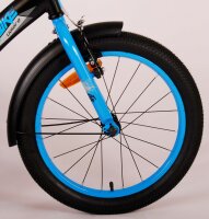 Volare Thombike Kinderfahrrad - Jungen - 18 Zoll - Schwarz Blau