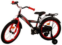 Volare Thombike Kinderfahrrad - Jungen - 18 Zoll - Schwarz Rot