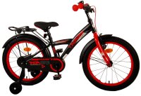 Volare Thombike Kinderfahrrad - Jungen - 18 Zoll - Schwarz Rot