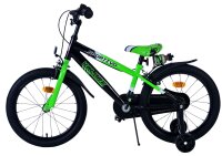 Volare Sportivo Kinderfahrrad - Jungen - 18 Zoll - Grün Schwarz - Zweihandbremsen