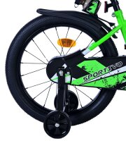 Volare Sportivo Kinderfahrrad - Jungen - 18 Zoll - Grün Schwarz
