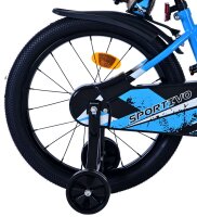 Volare Sportivo Kinderfahrrad - Jungen - 18 Zoll - Blau Schwarz