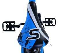 Volare Sportivo Kinderfahrrad - Jungen - 18 Zoll - Blau Schwarz - Zweihandbremsen