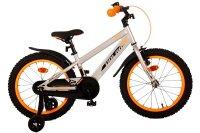 Volare Rocky Kinderfahrrad - Jungen - 18 Zoll - Grau
