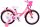 Volare Ashley Kinderfahrrad - Mädchen - 18 Zoll - Rosa/Rot