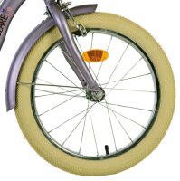 Volare Blossom Kinderfahrrad - Mädchen - 18 Zoll - Lila - Zweihandbremsen
