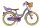 Volare Blossom Kinderfahrrad - Mädchen - 18 Zoll - Lila - Zweihandbremsen