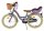 Volare Blossom Kinderfahrrad - Mädchen - 18 Zoll - Lila - Zweihandbremsen