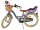Volare Blossom Kinderfahrrad - Mädchen - 18 Zoll - Lila - Zweihandbremsen