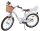Volare Blossom Kinderfahrrad - Mädchen - 18 Zoll - Weiß