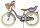 Volare Blossom Kinderfahrrad - Mädchen - 18 Zoll - Lila
