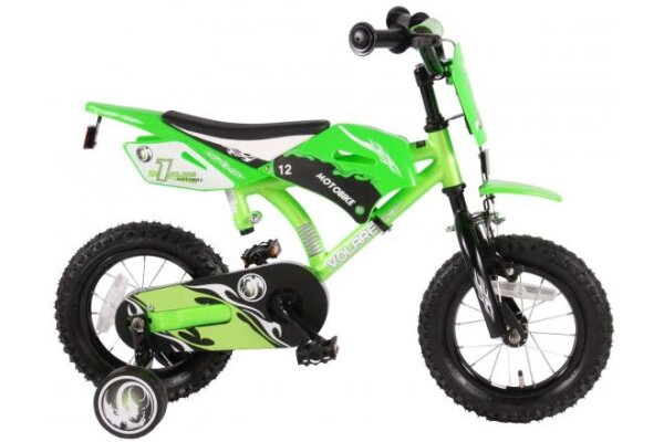 Volare Motorbike 12 Zoll Kinderfahrrad mit Handbremse und Rücktrittbremse