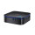 Blackview MP60 Mini PC – Frontalansicht mit blauer LED-Lichtleiste und USB-Anschlüssen