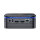 Blackview MP60 Mini PC – Rückansicht mit zwei HDMI-Ports, USB, LAN, Mikrofon- und Netzanschluss
