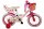 Volare Ashley 14-Zoll-Kinderfahrrad mit Handbremse und Rücktrittbremse
