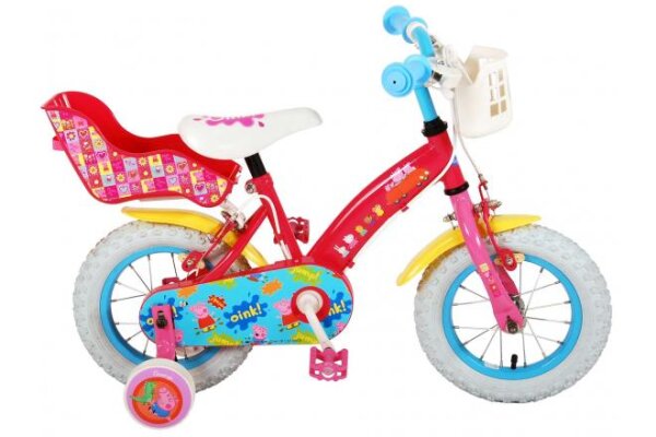 Peppa Pig 12 Zoll Kinderfahrrad für das Erlernen des Fahrradfahrens