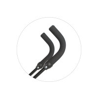 Babytrold Buggy schwarz Seitenansicht Schaumstoffgriffe