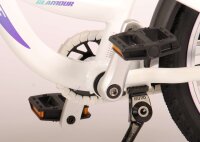 Volare Glamour Fahrrad in Weiß und Mint