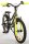 Kinderfahrrad in schwarz-grünem Design mit coolem Blaster-Logo