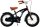 Volare Miracle 14-Zoll-Kinderfahrrad mit Handbremse und Rücktrittbremse