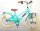Türkisfarbenes Melody-Fahrrad mit extraleichtem Aluminiumrahmen