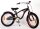 Mattschwarzes Miracle-Fahrrad mit Ständer und bequemem Sattel