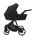 Ansicht von Links eines modernen Kinderwagens.