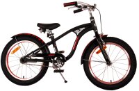 Fahrrad mit Reflektoren in den Rädern und an Vorder-...