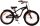 Fahrrad mit Reflektoren in den Rädern und an Vorder- und Rückseite