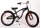 Mattschwarzes Miracle-Fahrrad mit Ständer und bequemem Sattel