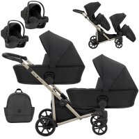 Zwillingskinderwagen-Set, Ansicht bestehend aus zwei...