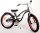Mattschwarzes Miracle-Fahrrad mit Ständer und bequemem Sattel