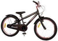Fahrrad mit zwei Handbremsen, schöner Klingel und geschlossenem Kettenschutz