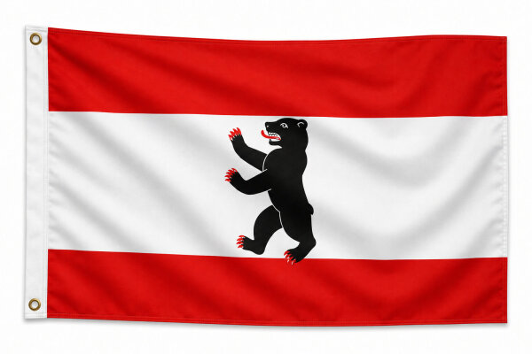 Flagge Berlin ohne Krone 90 x 150 cm
