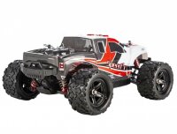 Ferngesteuertes RC Auto von schräg hinten