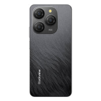 Blackview Shark 9 Smartphone in schwarz - Ansicht der Rueckseite mit 50 MP Kamera