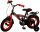 Schwarzes Fahrrad mit roten Akzenten sieht cool aus