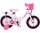 Volare Ashley 12-Zoll-Kinderfahrrad mit Handbremse und Rücktrittbremse