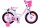 Volare Ashley 14-Zoll-Kinderfahrrad mit Handbremse und Rücktrittbremse