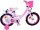 Volare Ashley 14-Zoll-Kinderfahrrad mit Handbremse und Rücktrittbremse