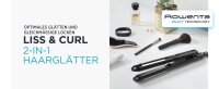 2in1 Haarglätter der sowohl Locken als auch Glätten kann